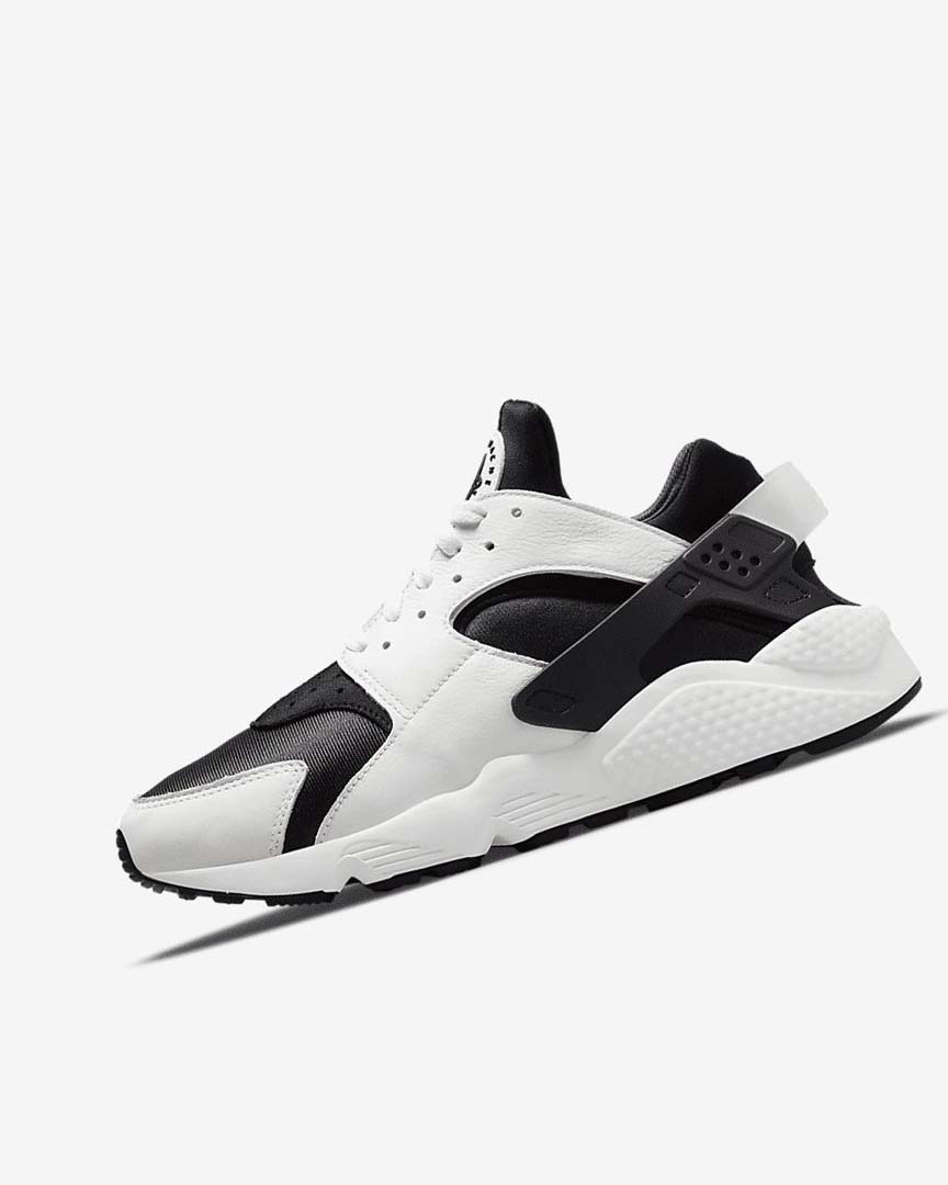 Zapatillas Nike Air Huarache Hombre Negras Negras Blancas | CR2843