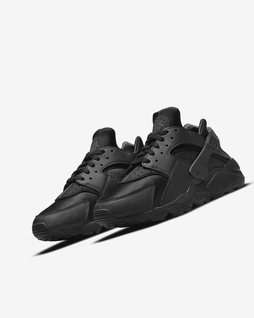 Zapatillas Nike Air Huarache Hombre Negras Gris Oscuro Negras | CR5300