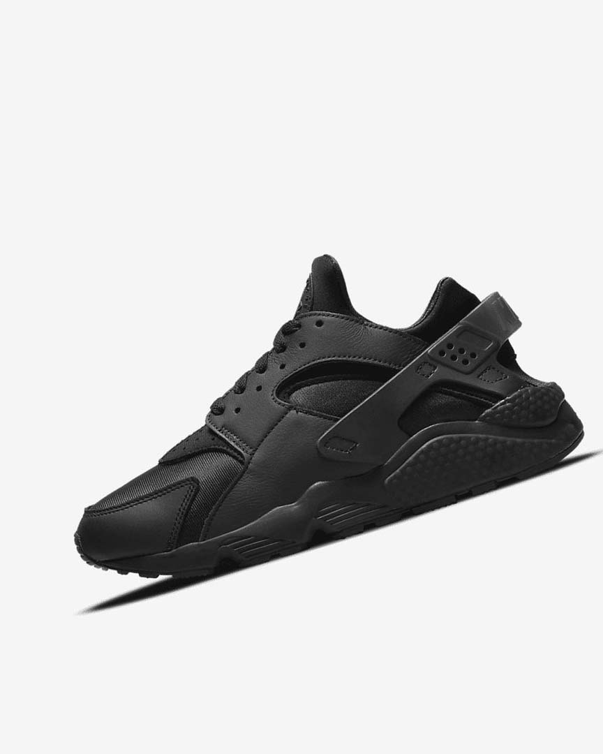 Zapatillas Nike Air Huarache Hombre Negras Gris Oscuro Negras | CR5300