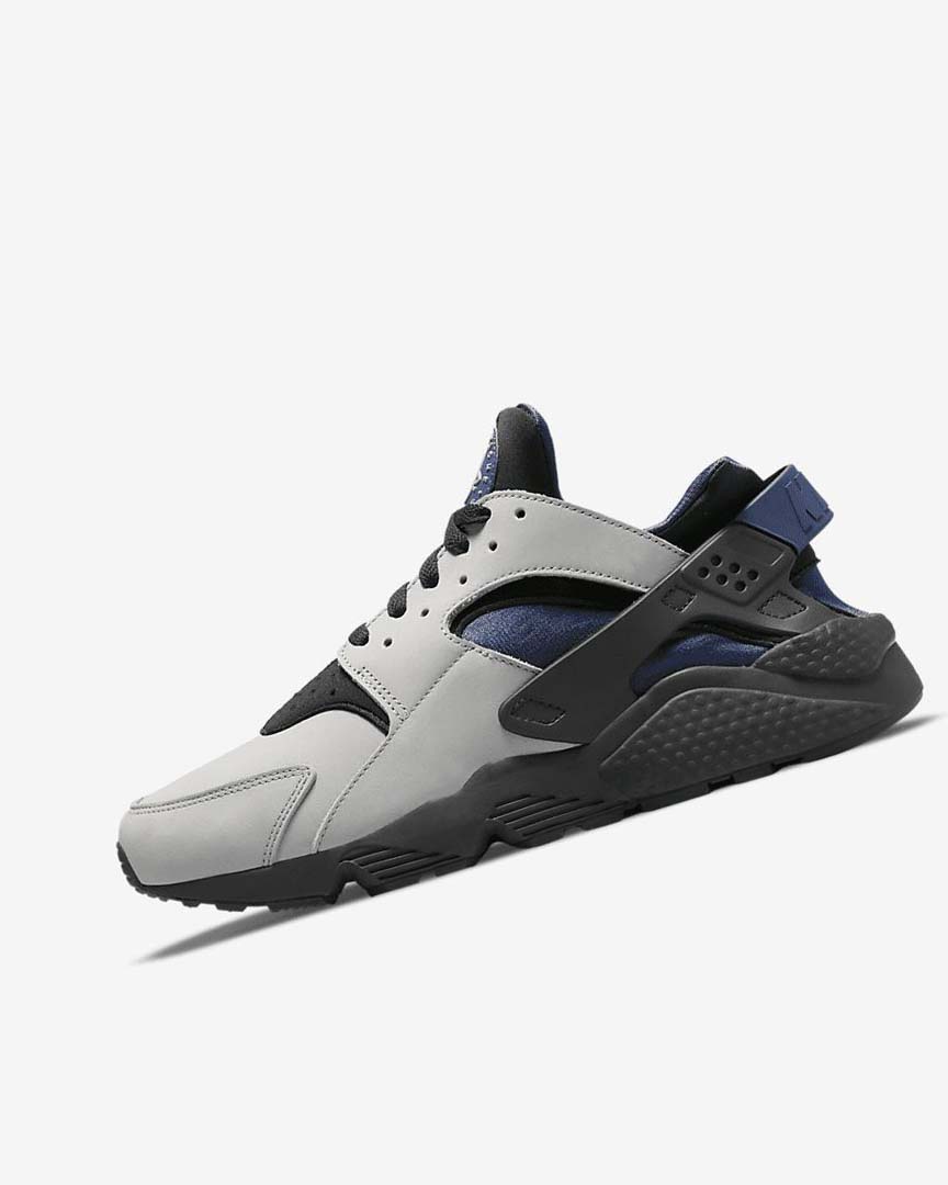 Zapatillas Nike Air Huarache LE Hombre Gris Negras Azul Marino | CR5383