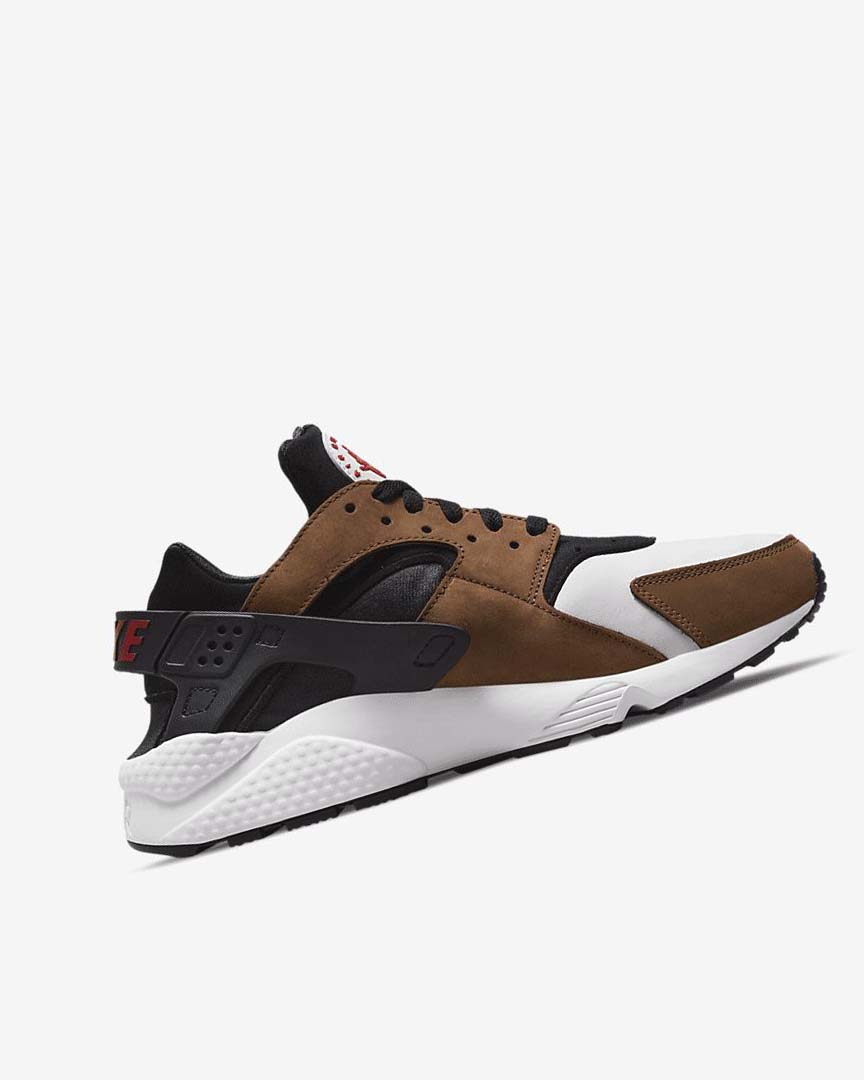 Zapatillas Nike Air Huarache LE Hombre Negras Blancas Rojas | CR2965