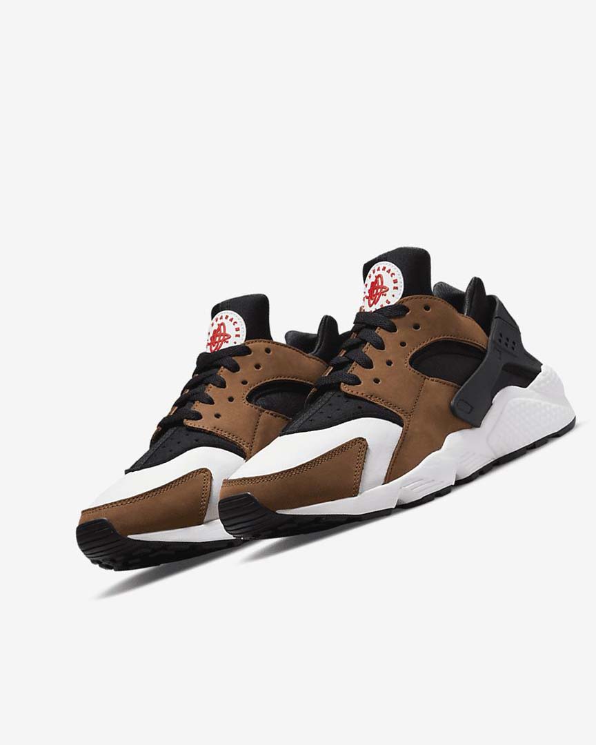 Zapatillas Nike Air Huarache LE Hombre Negras Blancas Rojas | CR2965