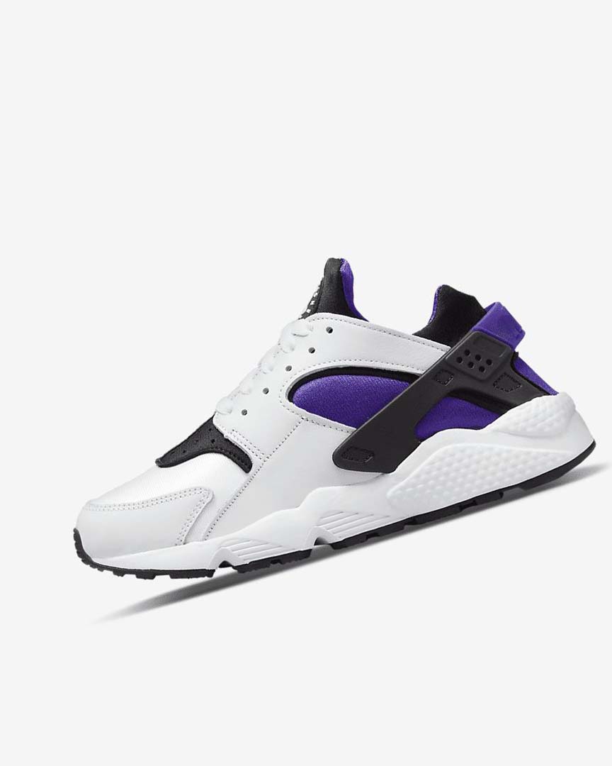 Zapatillas Nike Air Huarache Mujer Blancas Moradas Negras | CR4631