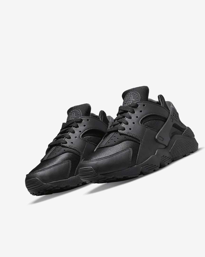 Zapatillas Nike Air Huarache Mujer Negras Gris Oscuro Negras | CR4949