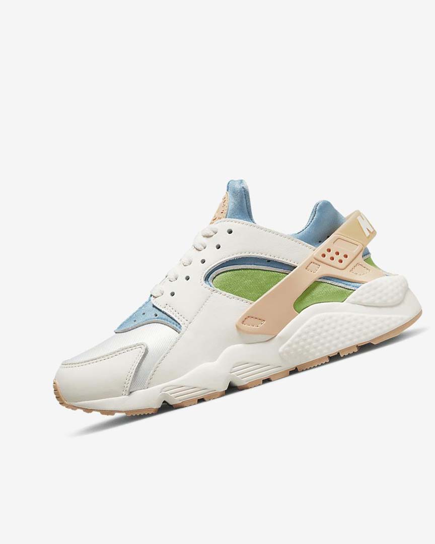 Zapatillas Nike Air Huarache SE Mujer Azules Verde Naranjas | CR5598