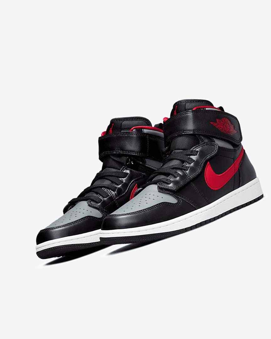 Zapatillas Nike Air Jordan 1 Hi FlyEase Hombre Negras Gris Blancas Rojas | CR2483