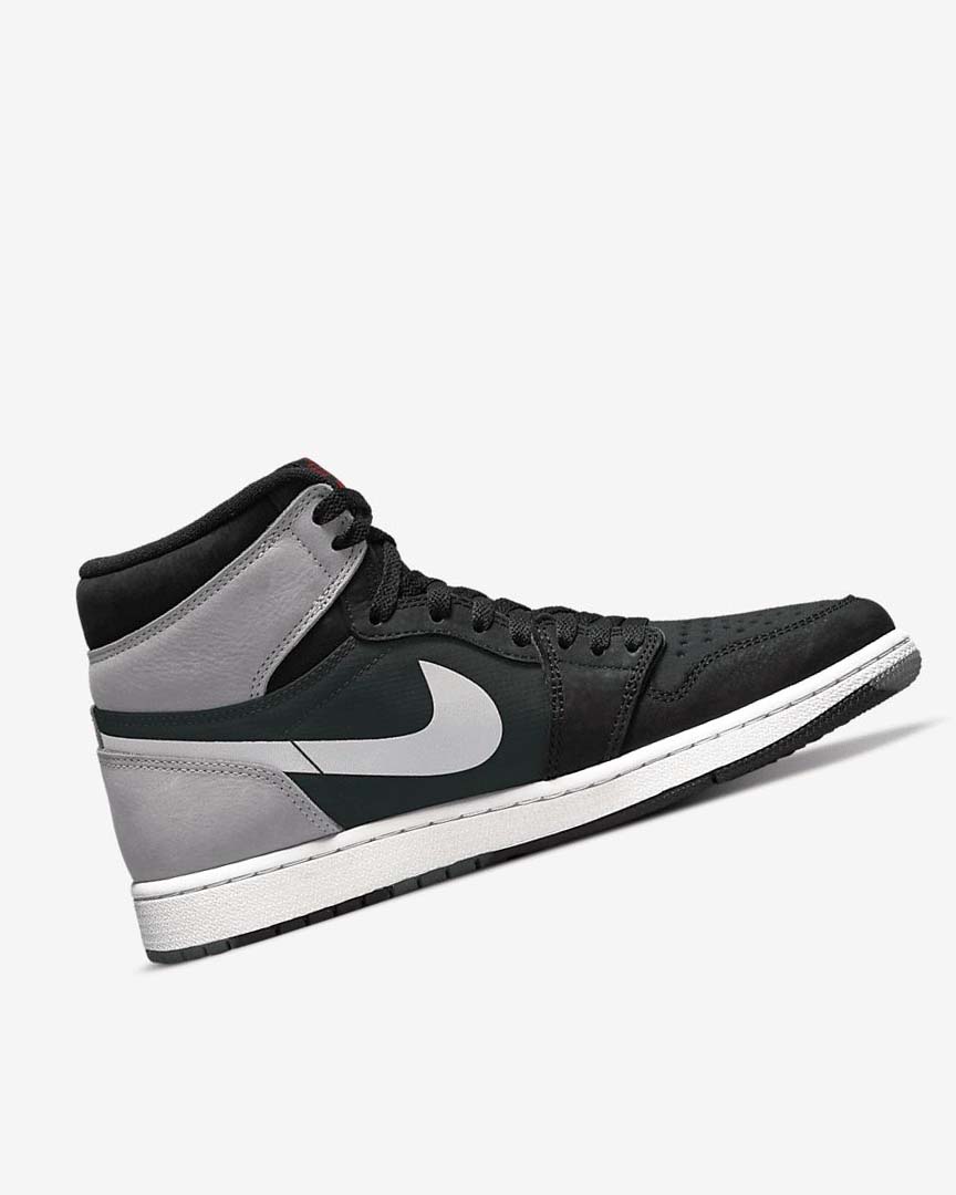 Zapatillas Nike Air Jordan 1 Hombre Negras Gris Rojas | CR4698