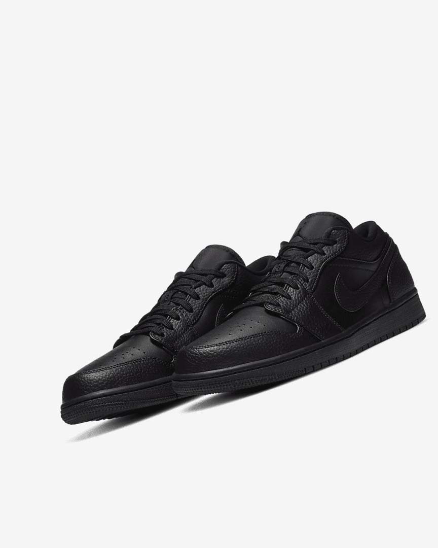 Zapatillas Nike Air Jordan 1 Low Hombre Negras Negras Negras | CR1197