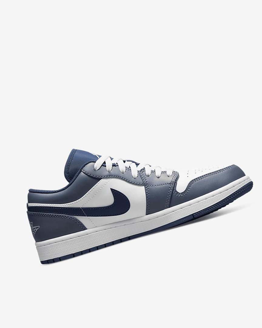 Zapatillas Nike Air Jordan 1 Low Hombre Azul Marino Blancas | CR2854