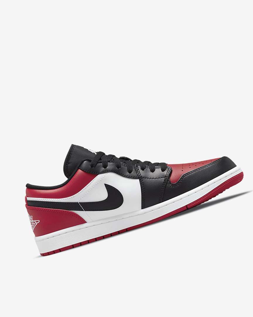 Zapatillas Nike Air Jordan 1 Low Hombre Rojas Negras Blancas | CR4654