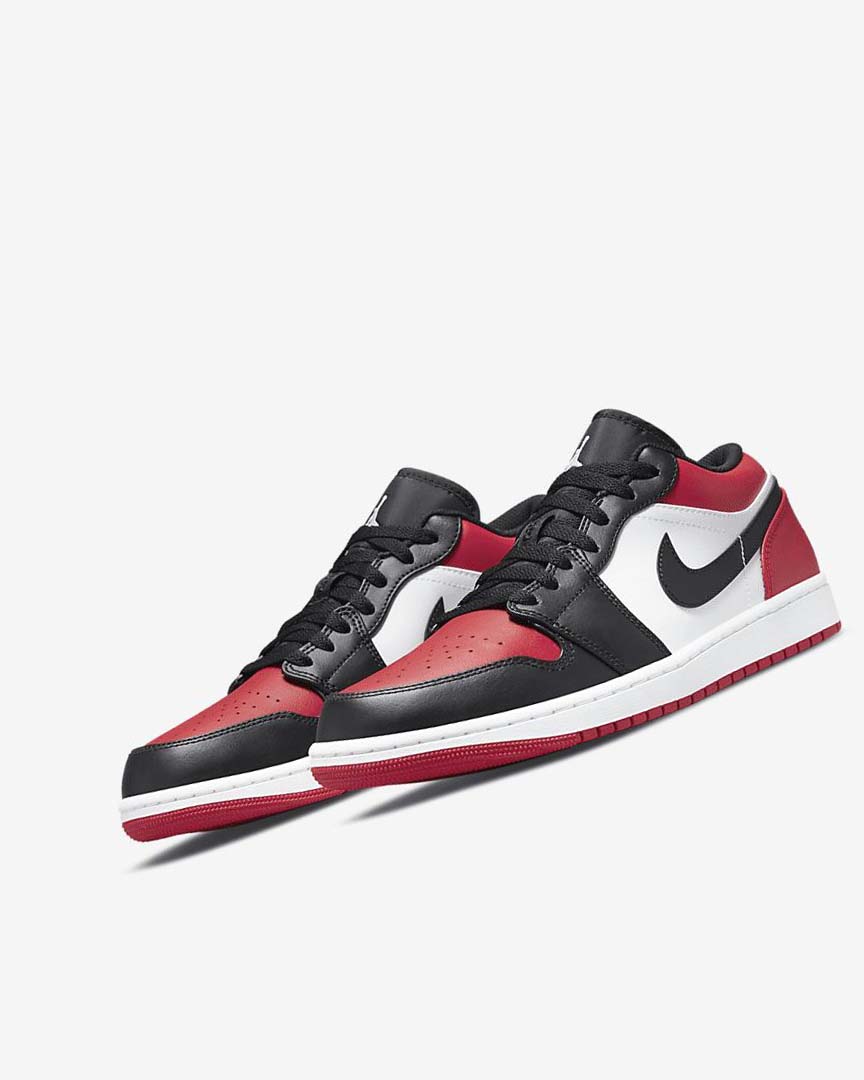 Zapatillas Nike Air Jordan 1 Low Hombre Rojas Negras Blancas | CR4654