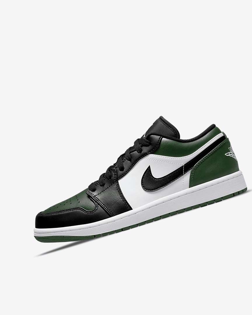 Zapatillas Nike Air Jordan 1 Low Hombre Verde Blancas Negras | CR4662