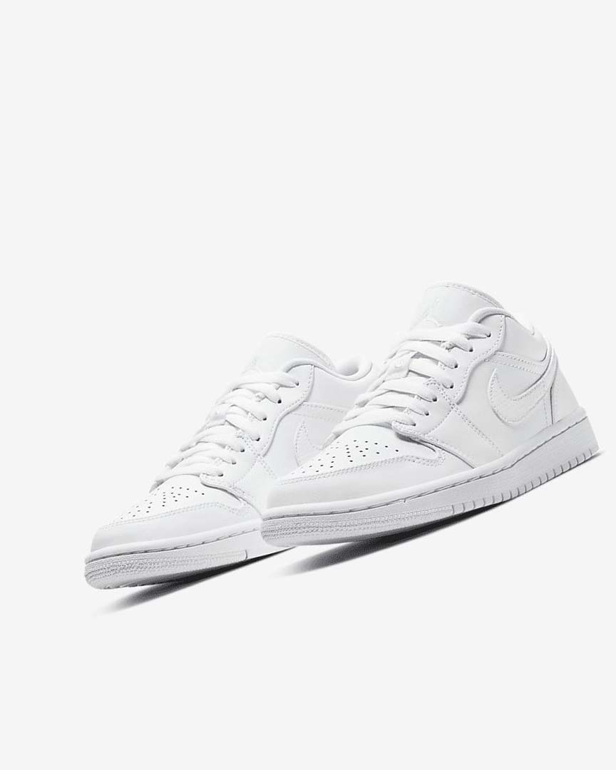 Zapatillas Nike Air Jordan 1 Low Mujer Blancas Blancas Blancas | CR5498