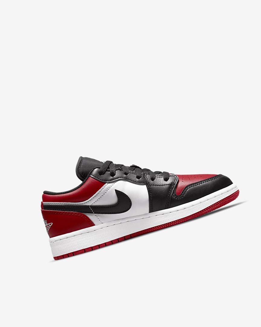 Zapatillas Nike Air Jordan 1 Low Niño Rojas Negras Blancas | CR5060