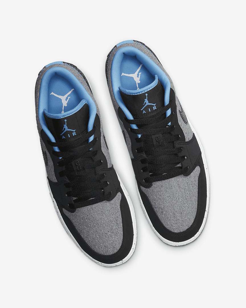 Zapatillas Nike Air Jordan 1 Low SE Hombre Gris Negras Azules Azules | CR3064