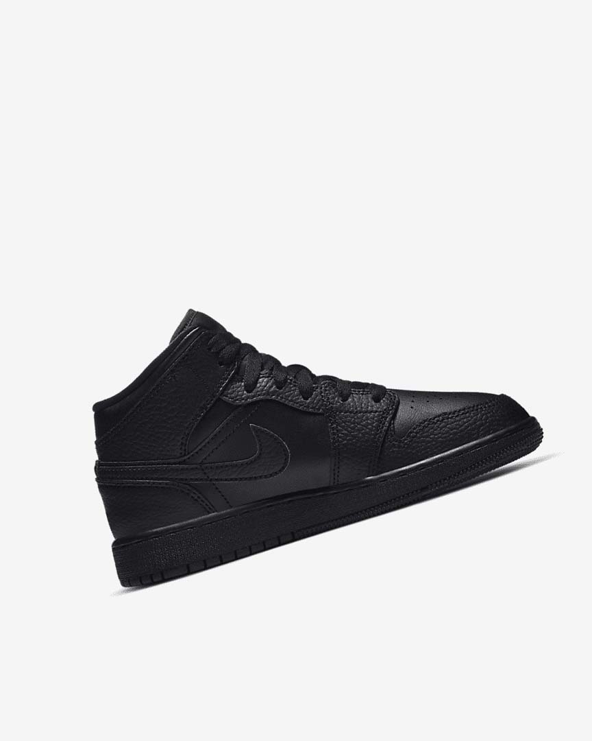 Zapatillas Nike Air Jordan 1 Mid Niño Negras Negras Negras | CR2945