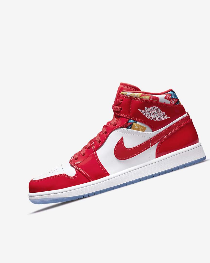 Zapatillas Nike Air Jordan 1 Mid SE Hombre Rojas Azul Marino Blancas | CR2243