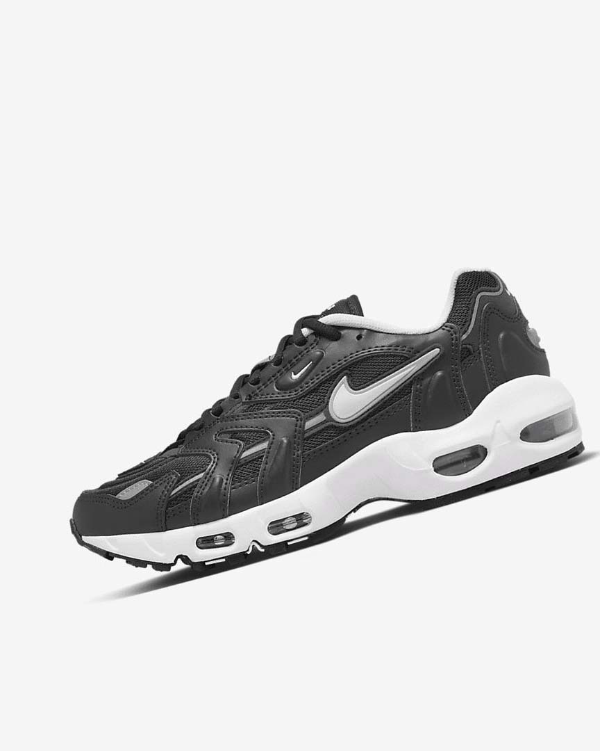 Zapatillas Nike Air Max 96 2 Mujer Negras Metal Plateadas Blancas | CR4865