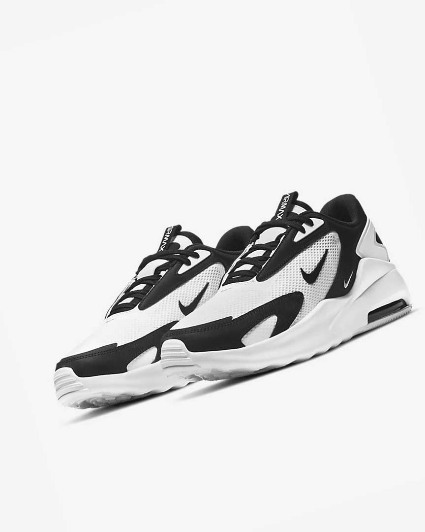 Zapatillas Nike Air Max Bolt Hombre Blancas Blancas Negras | CR1121