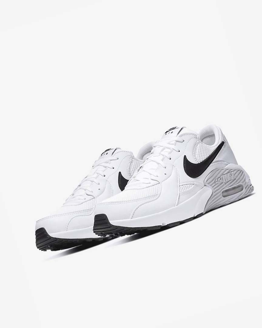 Zapatillas Nike Air Max Excee Hombre Blancas Plateadas Negras | CR4918