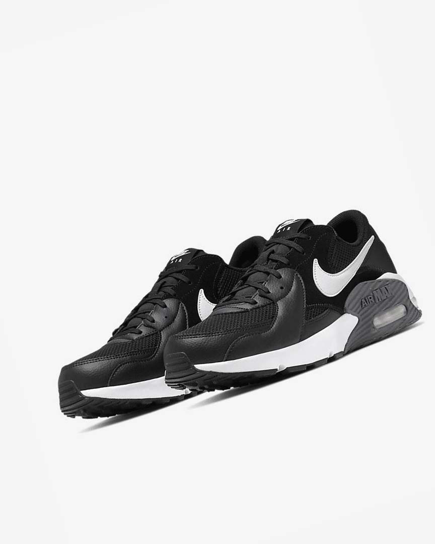 Zapatillas Nike Air Max Excee Hombre Negras Gris Oscuro Blancas | CR2270