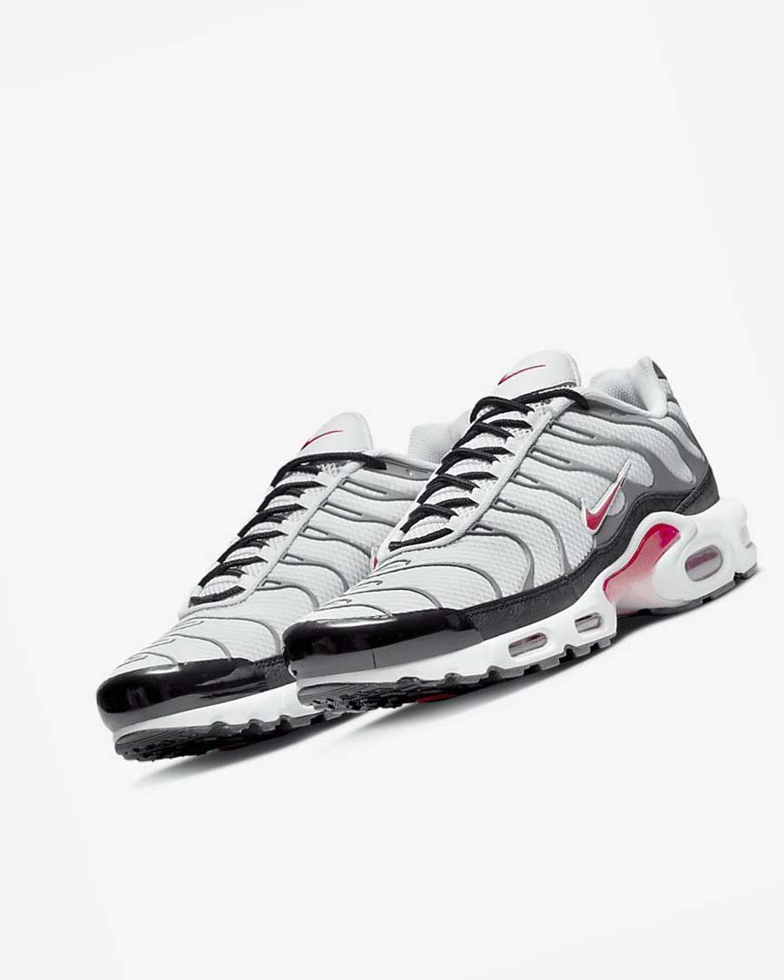 Zapatillas Nike Air Max Plus Hombre Gris Negras Rojas | CR1157