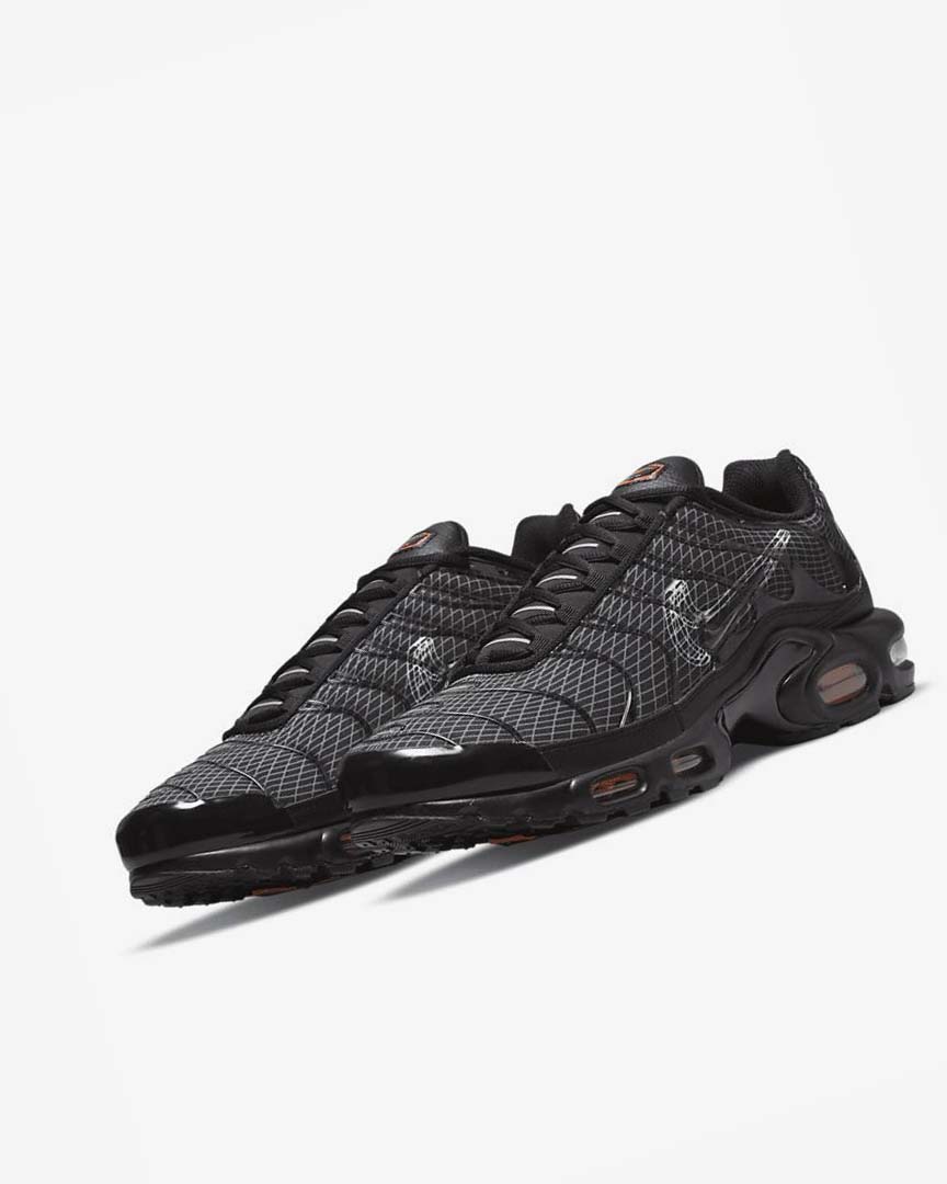 Zapatillas Nike Air Max Plus Hombre Negras Naranjas Gris Blancas | CR5543