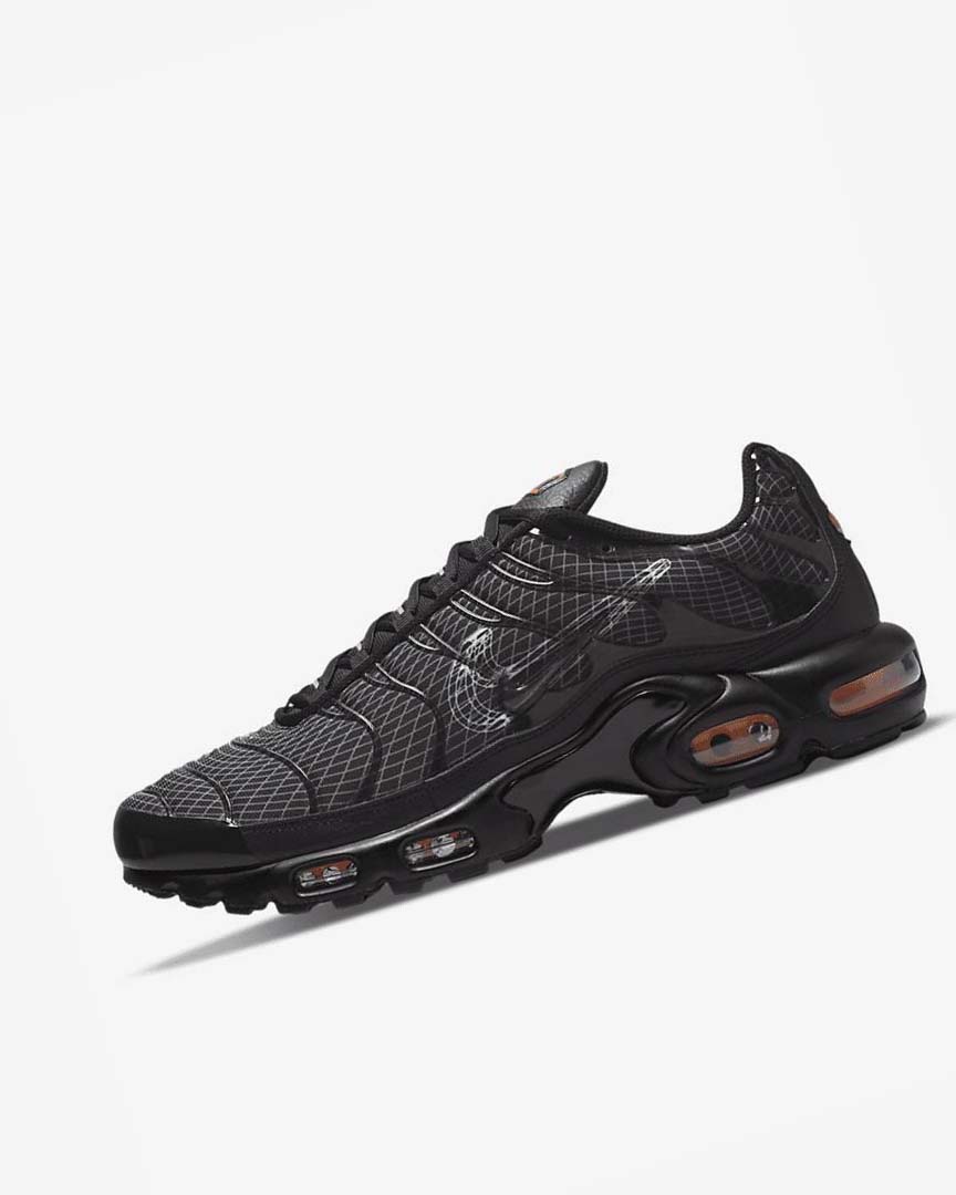 Zapatillas Nike Air Max Plus Hombre Negras Naranjas Gris Blancas | CR5543