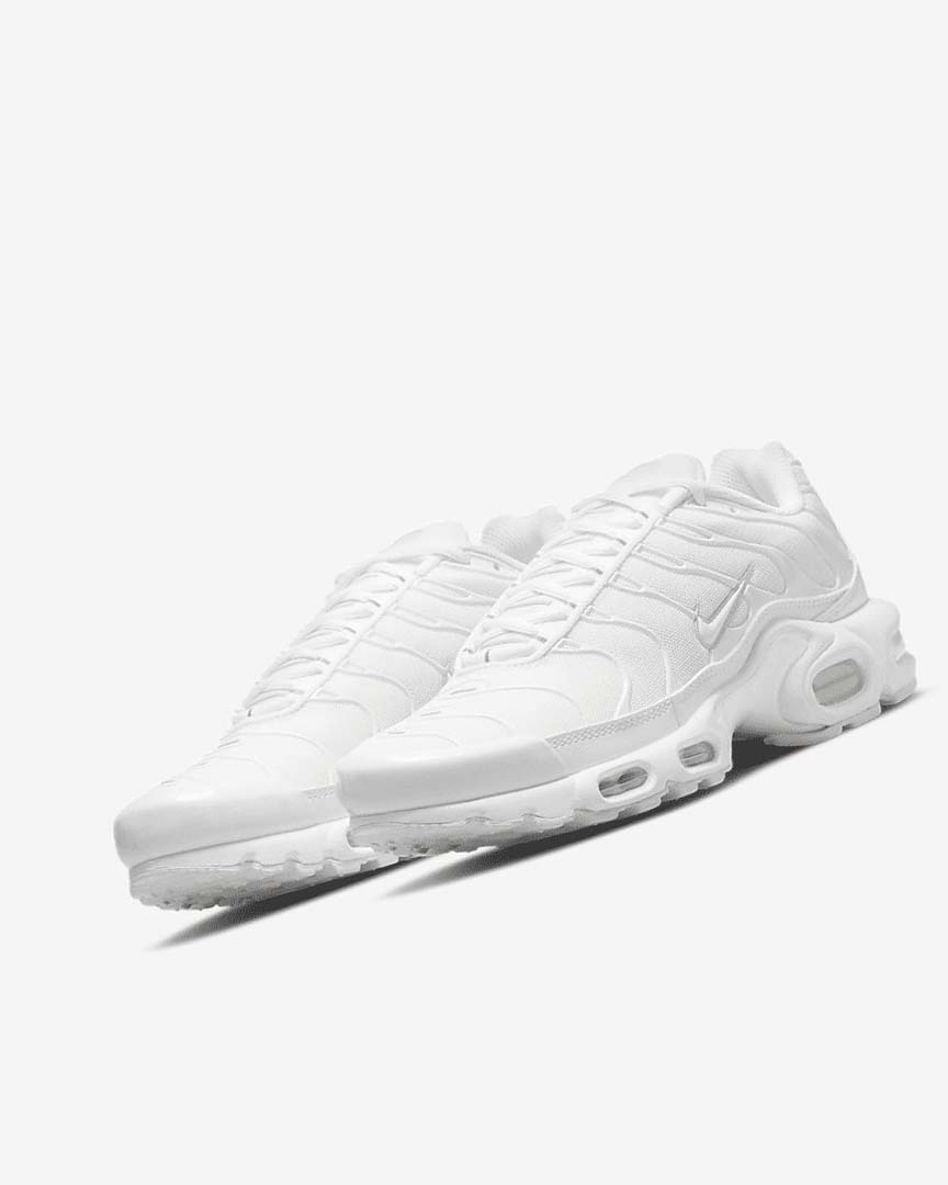 Zapatillas Nike Air Max Plus Mujer Blancas Plateadas Blancas | CR5336