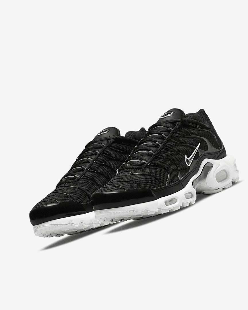 Zapatillas Nike Air Max Plus Mujer Negras Blancas Negras | CR4969