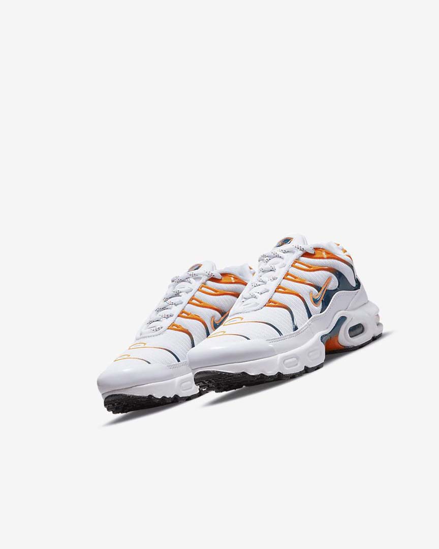 Zapatillas Nike Air Max Plus Niña Blancas Negras | CR3161