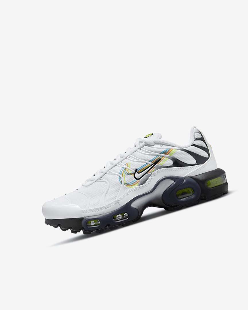 Zapatillas Nike Air Max Plus Niña Blancas Gris Azules | CR5260