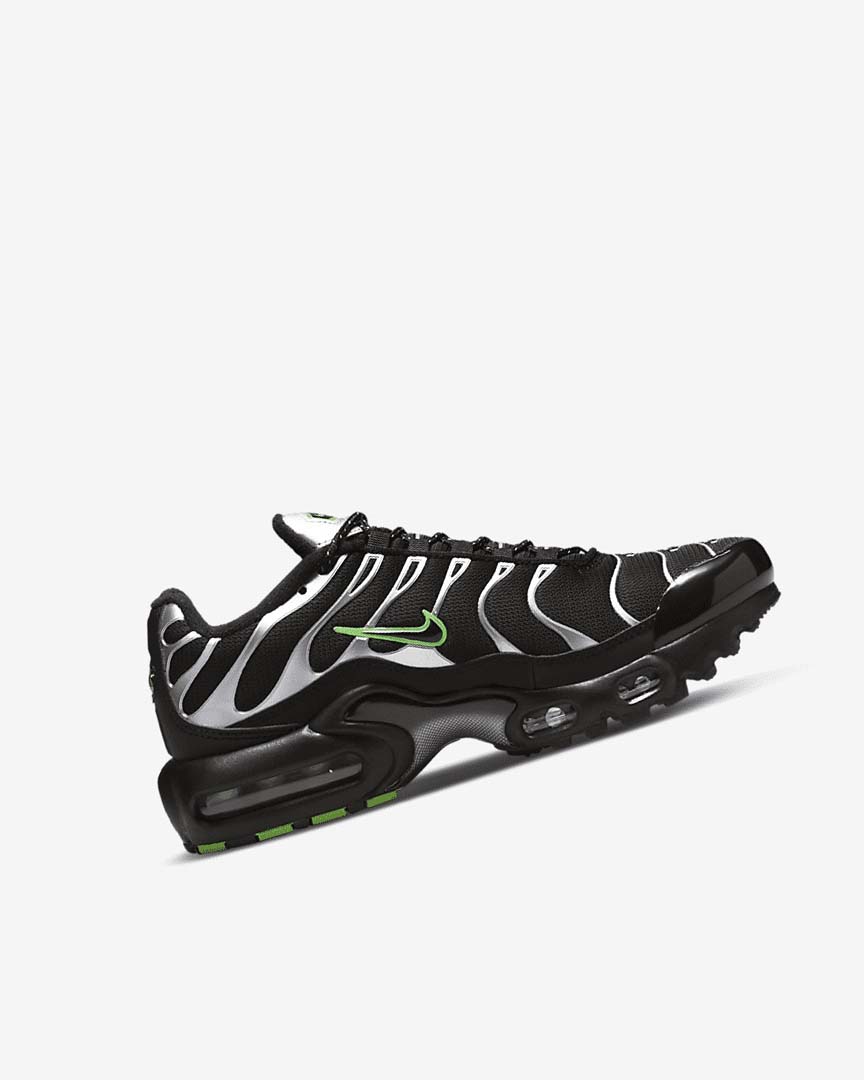 Zapatillas Nike Air Max Plus Niña Negras Verde Metal Plateadas Negras | CR3011