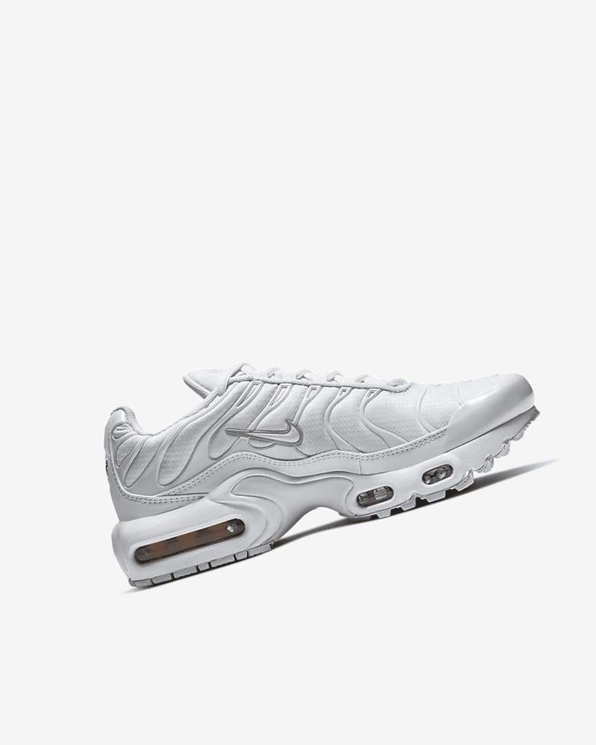 Zapatillas Nike Air Max Plus Niño Blancas Metal Plateadas Blancas | CR4731