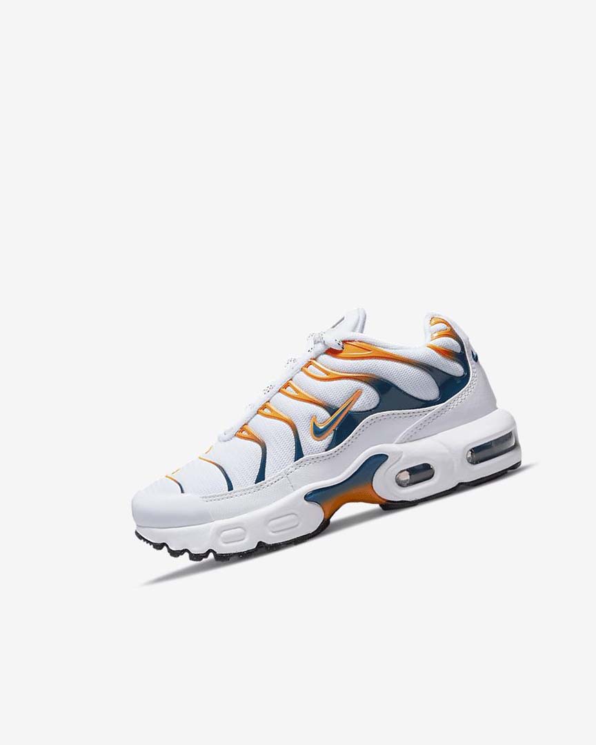 Zapatillas Nike Air Max Plus Niño Blancas Negras | CR5548