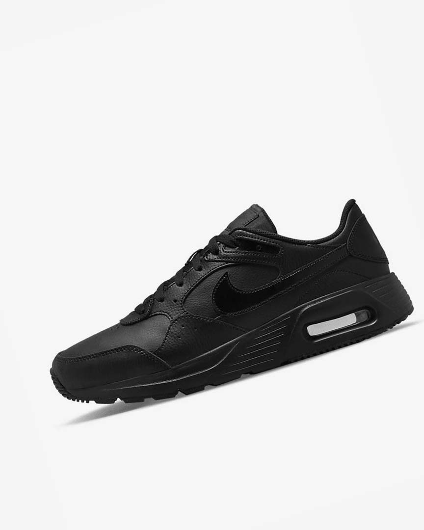 Zapatillas Nike Air Max SC Cuero Hombre Negras Negras Negras | CR2393