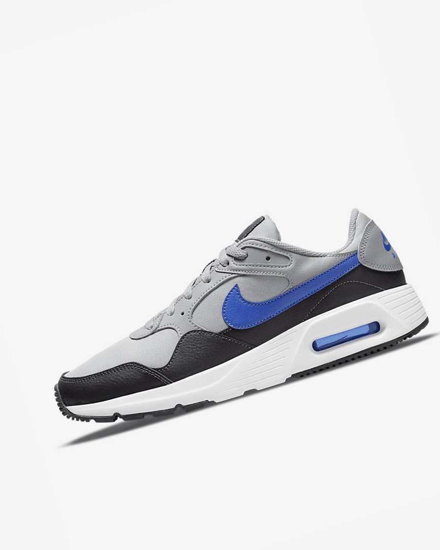 Zapatillas Nike Air Max SC Hombre Gris Claro Gris Oscuro Blancas Azul Real | CR2880