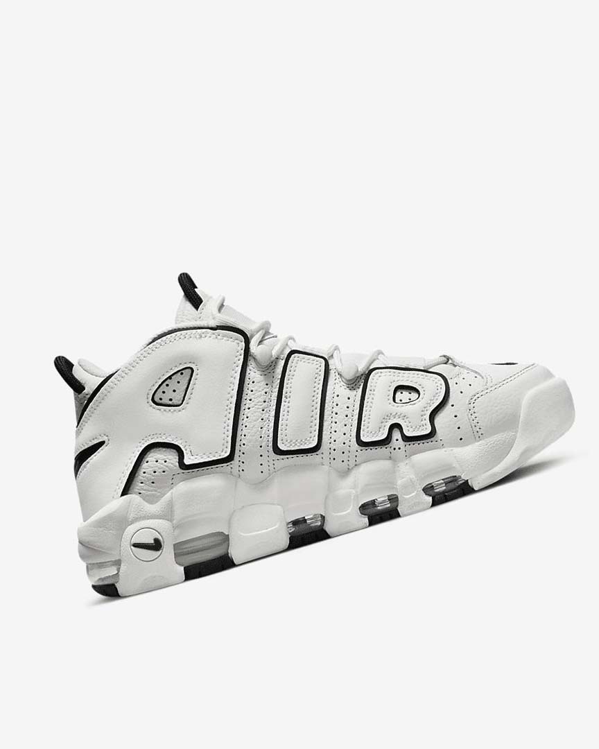 Zapatillas Nike Air More Uptempo Mujer Blancas Negras | CR4521