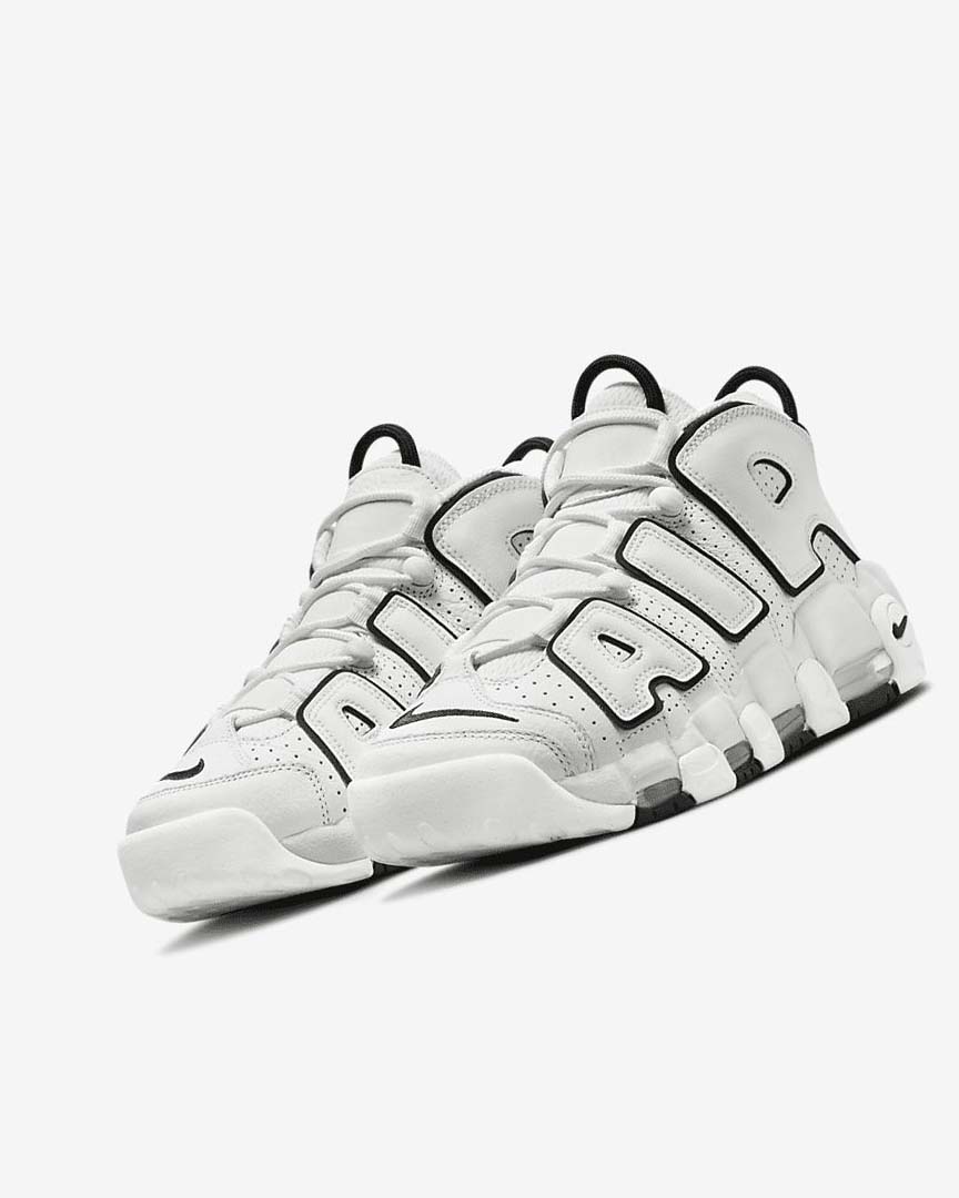 Zapatillas Nike Air More Uptempo Mujer Blancas Negras | CR4521