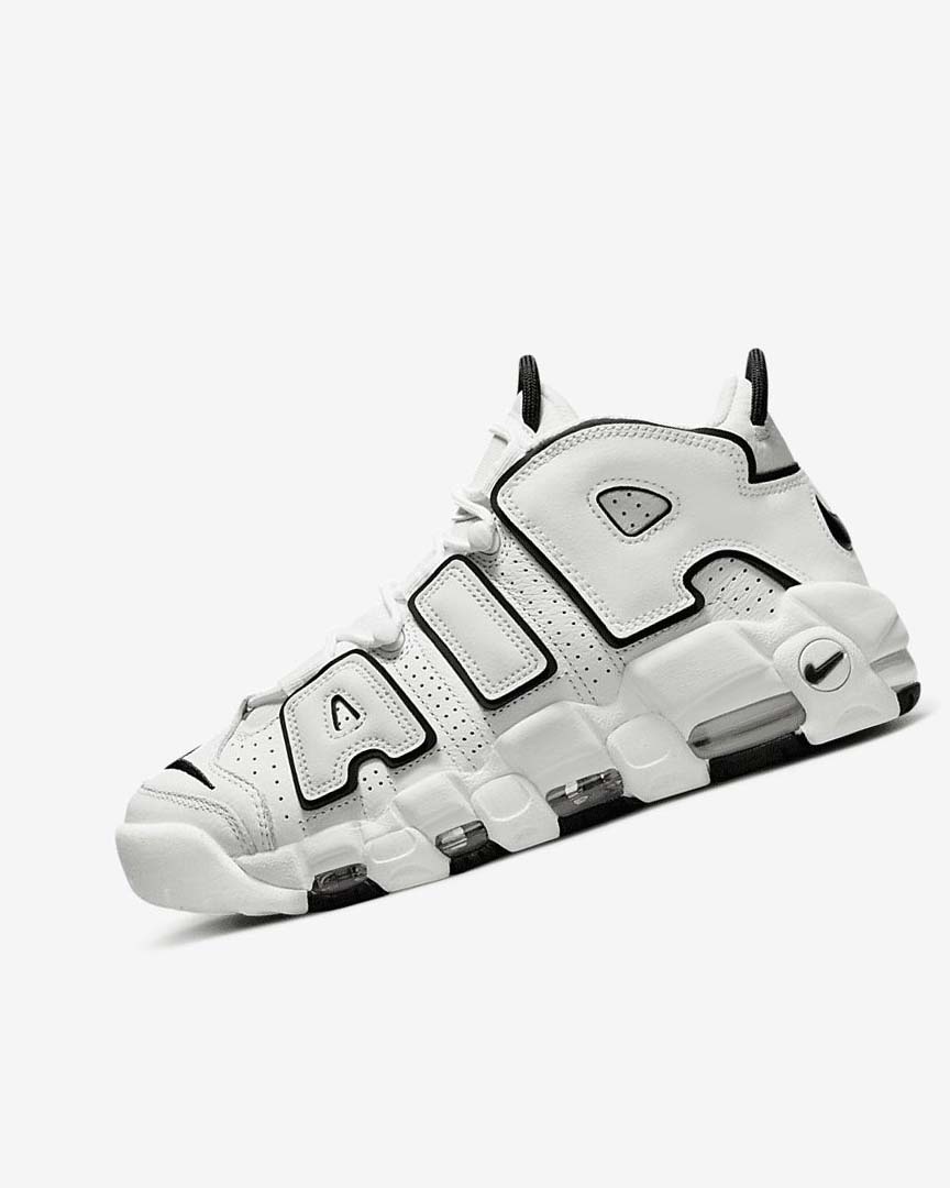 Zapatillas Nike Air More Uptempo Mujer Blancas Negras | CR4521