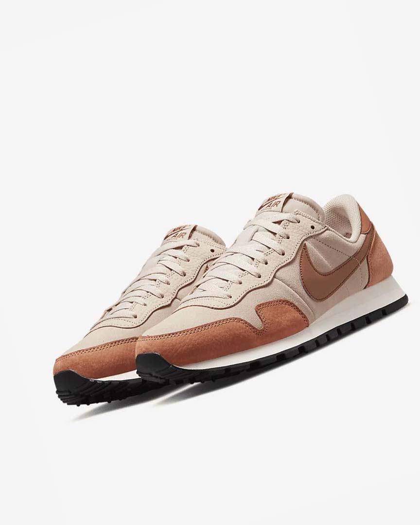 Zapatillas Nike Air Pegasus 83 PRM Hombre Kaki Gris Kaki Rosas Marrones Claro Rojas | CR5250