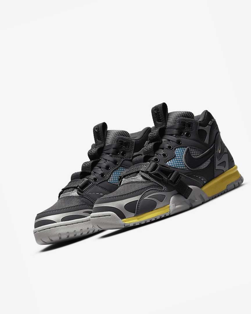 Zapatillas Nike Air Trainer 1 SP Hombre Gris Oscuro Gris Negras | CR4570