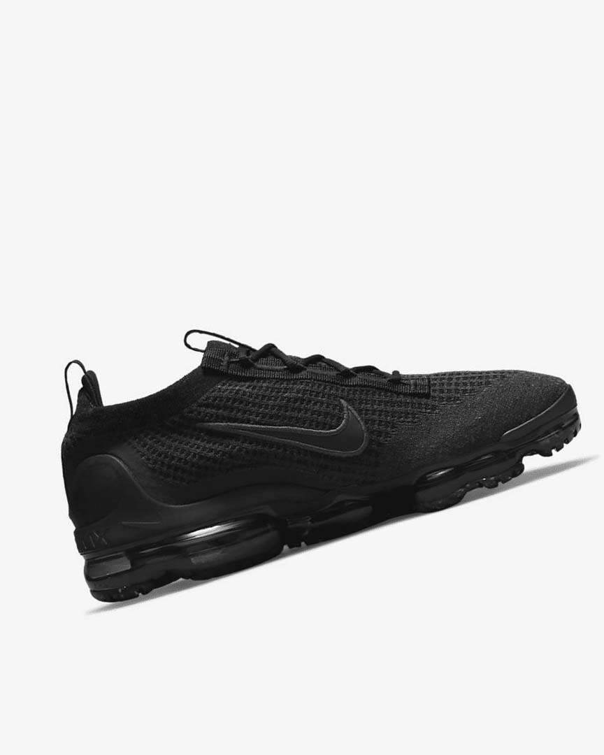 Zapatillas Nike Air VaporMax 2021 FK Hombre Negras Negras Gris Oscuro Negras | CR2512