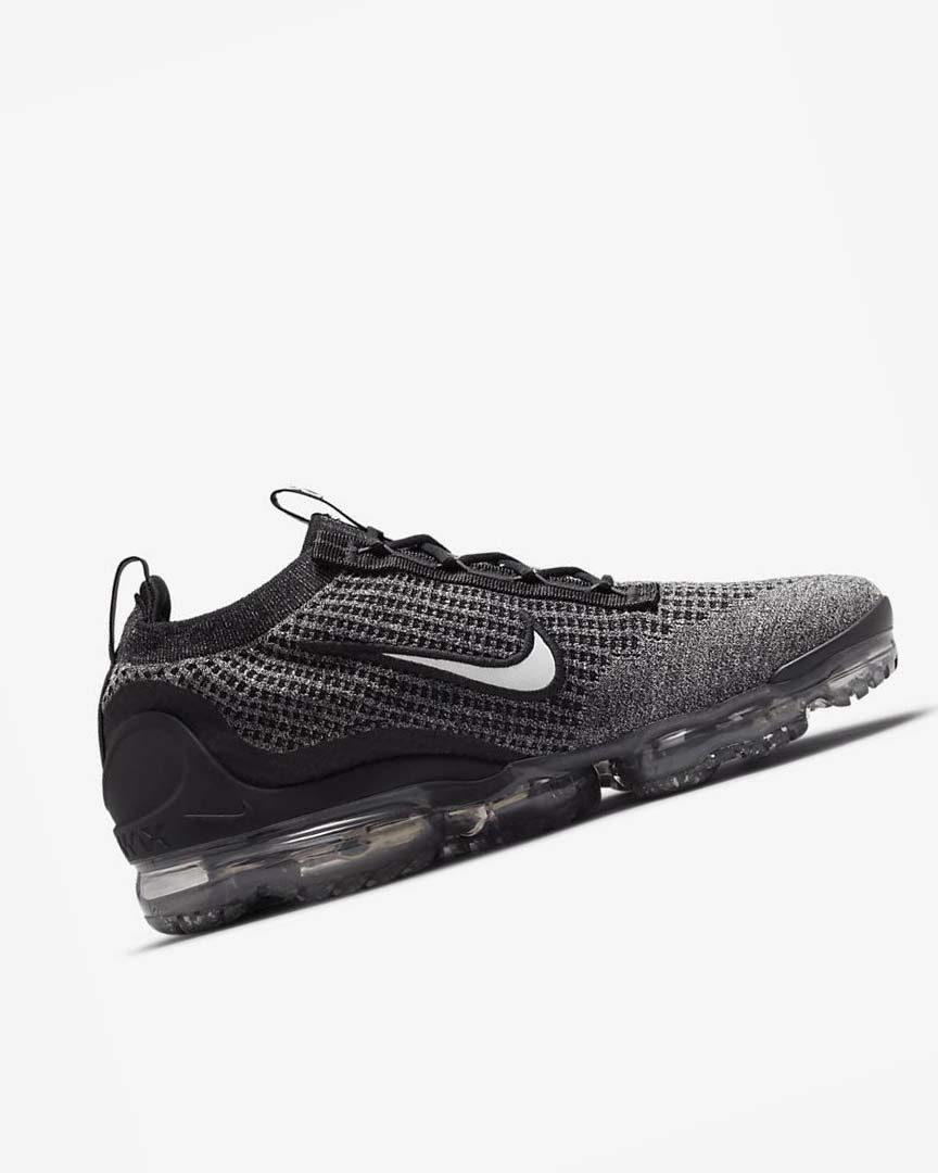 Zapatillas Nike Air VaporMax 2021 FK Hombre Negras Blancas Gris Oscuro Negras | CR3266