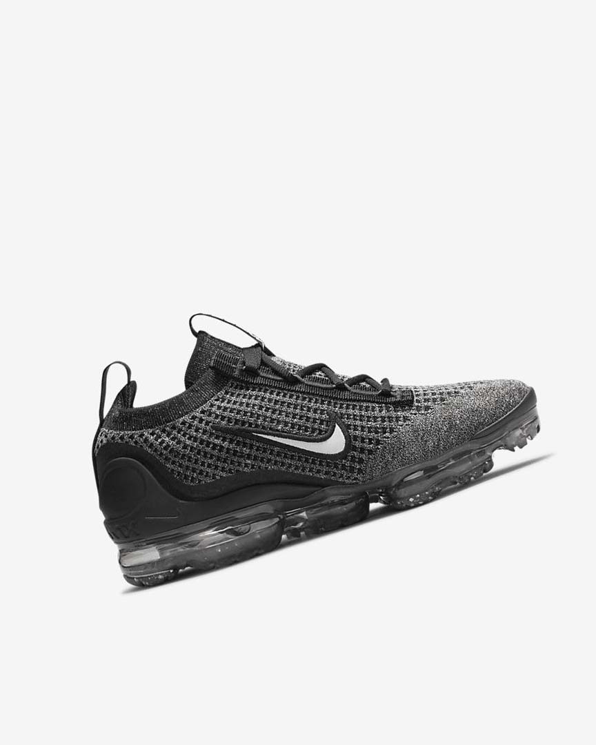 Zapatillas Nike Air VaporMax 2021 FK Niña Negras Blancas Gris Oscuro Negras | CR4696