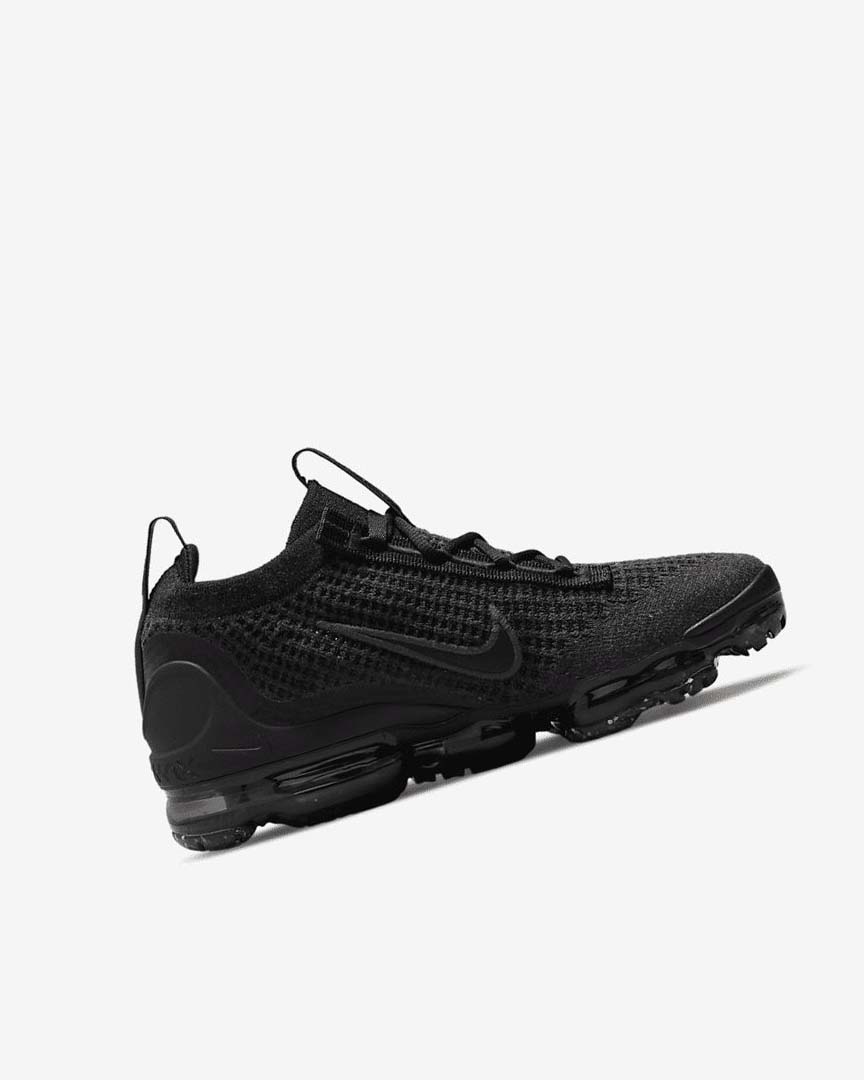 Zapatillas Nike Air VaporMax 2021 FK Niño Negras Negras Gris Oscuro Negras | CR4920