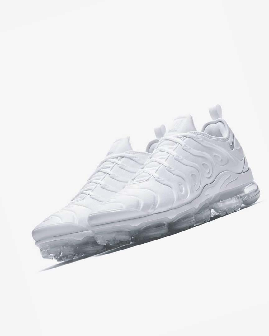 Zapatillas Nike Air VaporMax Plus Hombre Blancas Plateadas Blancas | CR5278