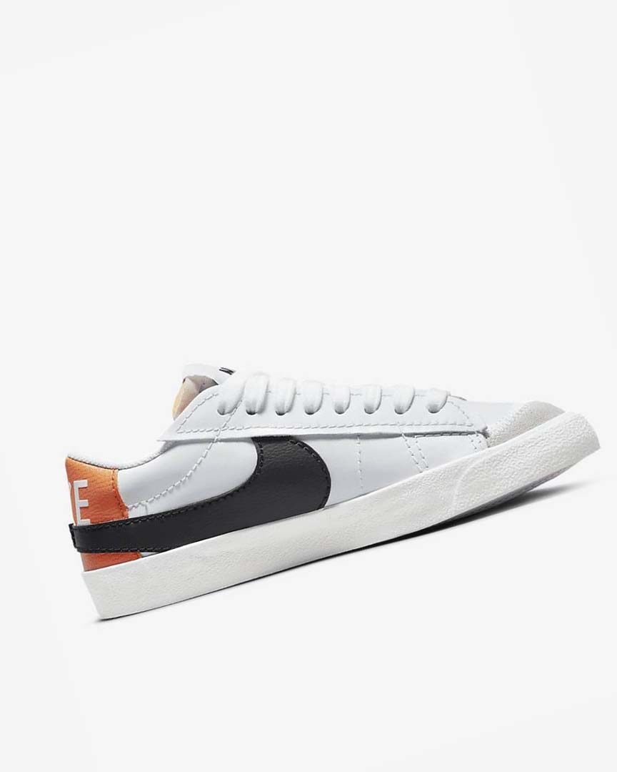 Zapatillas Nike Blazer Low '77 Jumbo Hombre Blancas Blancas Naranjas Negras | CR2730