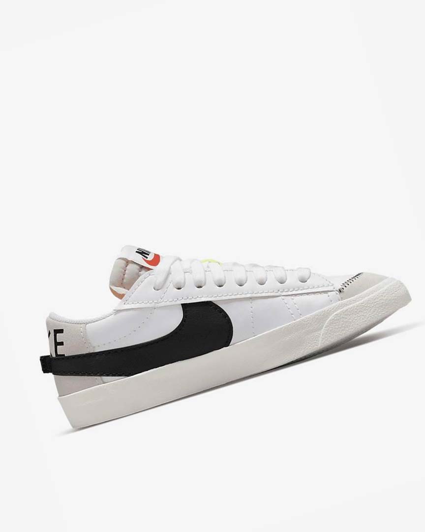 Zapatillas Nike Blazer Low '77 Jumbo Hombre Blancas Blancas Negras | CR3084