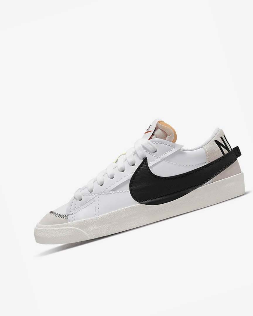 Zapatillas Nike Blazer Low \'77 Jumbo Hombre Blancas Blancas Negras | CR3084